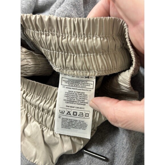 Stella McCartney Adidas Barricade Sweatpants Joggers Tan Grey 40 Pockets - Picture 10 of 15